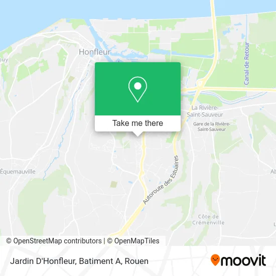 Jardin D'Honfleur, Batiment A map