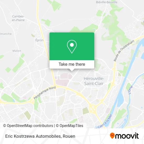 Eric Kostrzewa Automobiles map