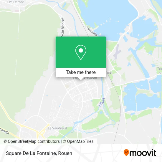 Square De La Fontaine map