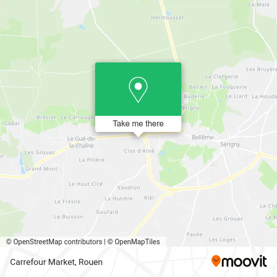 Carrefour Market map