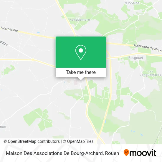 Maison Des Associations De Bourg-Archard map