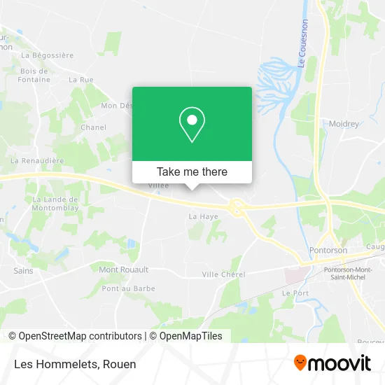 Les Hommelets map