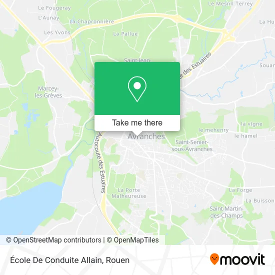 École De Conduite Allain map