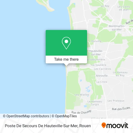 Poste De Secours De Hauteville-Sur-Mer map