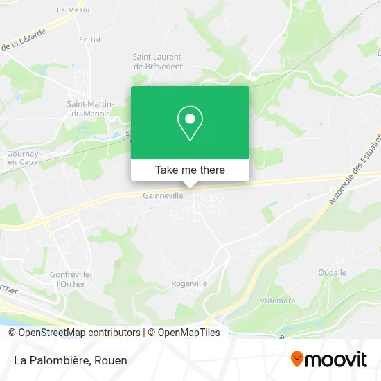 La Palombière map