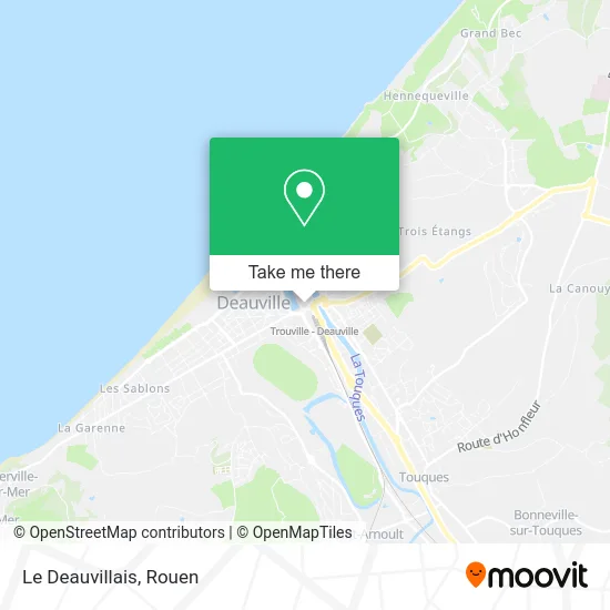 Le Deauvillais map