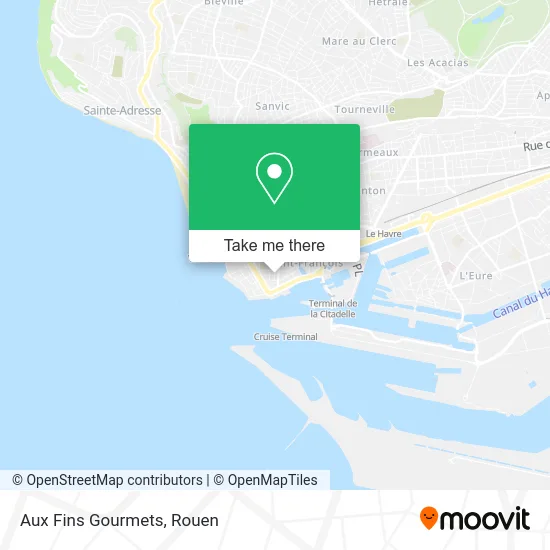 Aux Fins Gourmets map