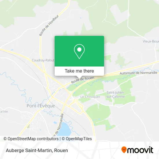 Auberge Saint-Martin map