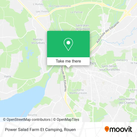 Power Salad Farm Et Camping map