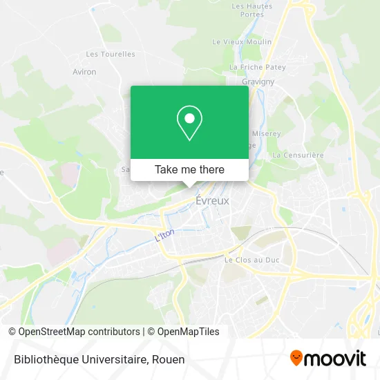 Bibliothèque Universitaire map