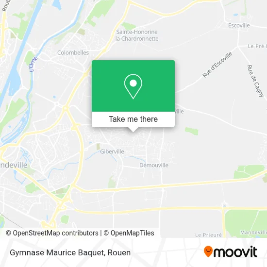 Gymnase Maurice Baquet map