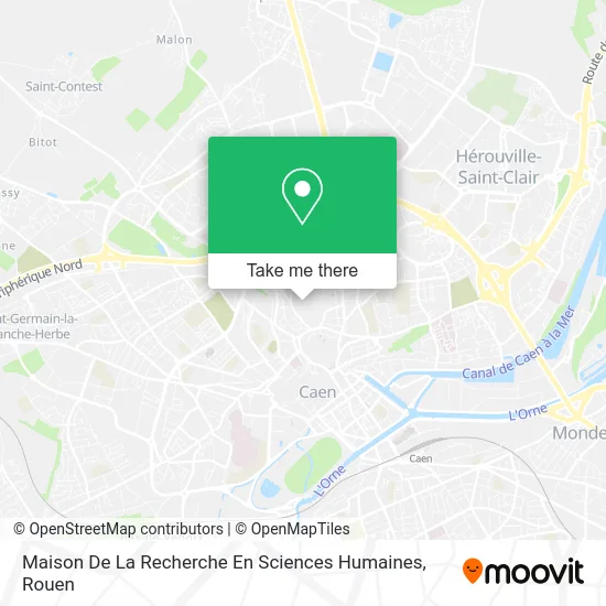 Maison De La Recherche En Sciences Humaines map