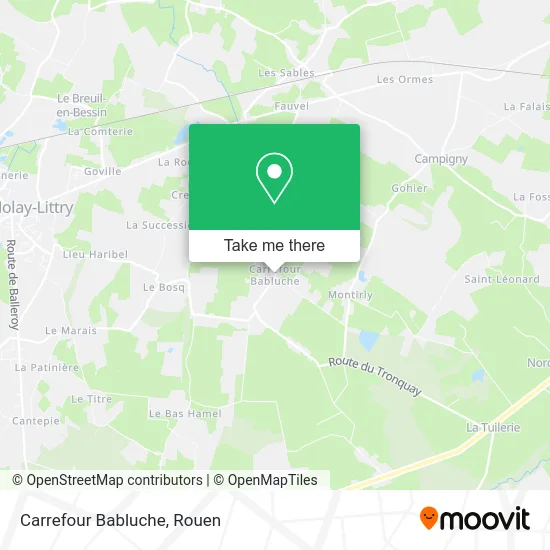 Carrefour Babluche map