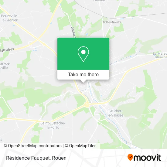 Résidence Fauquet map