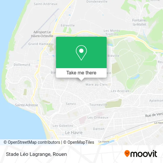Stade Léo Lagrange map