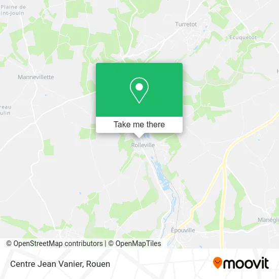 Centre Jean Vanier map