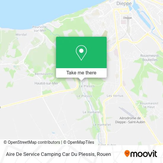 Aire De Service Camping Car Du Plessis map