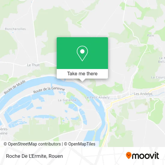 Roche De L'Ermite map