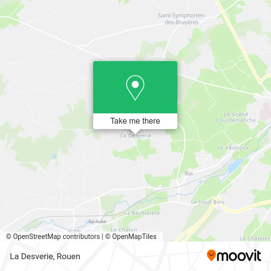 La Desverie map