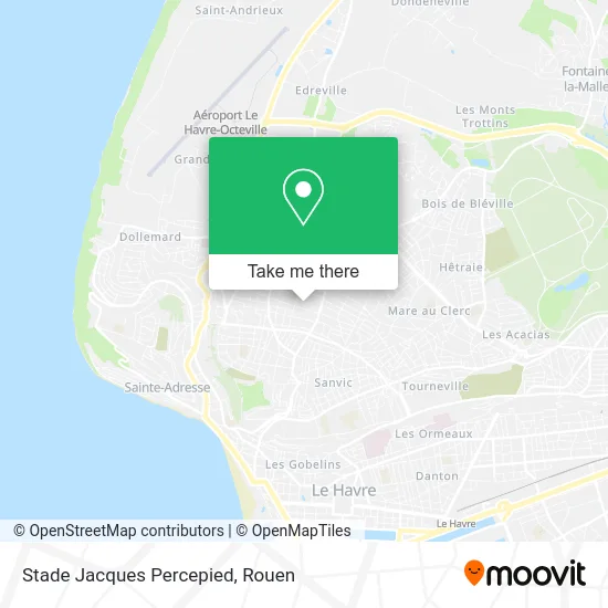 Stade Jacques Percepied map