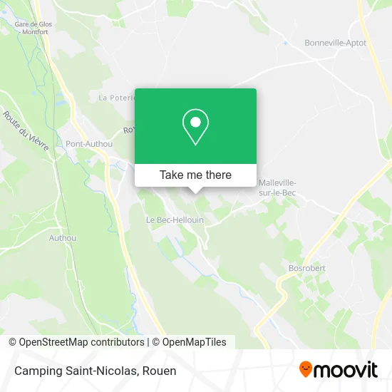 Camping Saint-Nicolas map