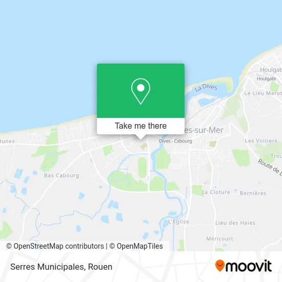 Serres Municipales map