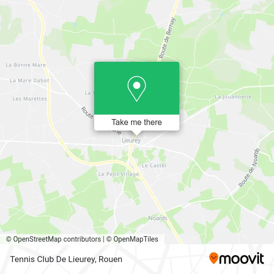 Tennis Club De Lieurey map