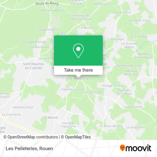 Les Pelleteries map