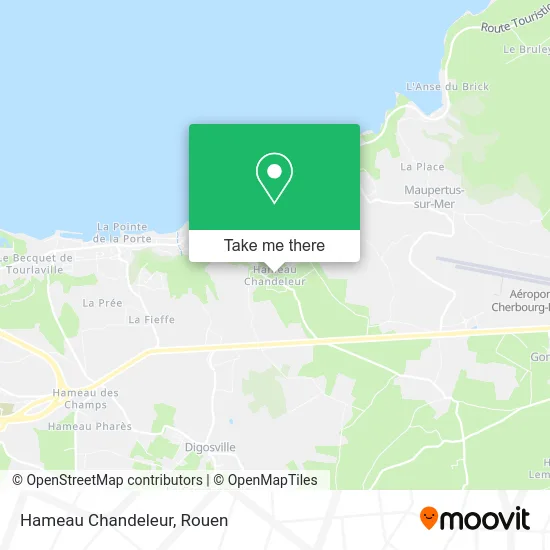 Hameau Chandeleur map