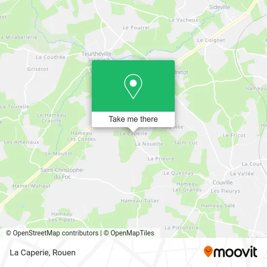 La Caperie map