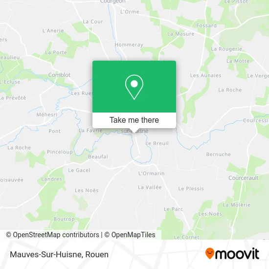 Mauves-Sur-Huisne map
