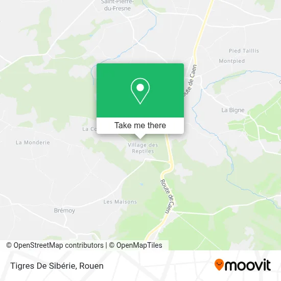 Tigres De Sibérie map