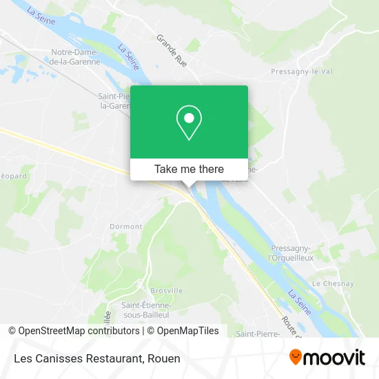 Les Canisses Restaurant map