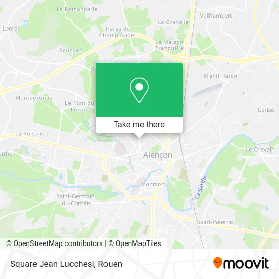 Square Jean Lucchesi map