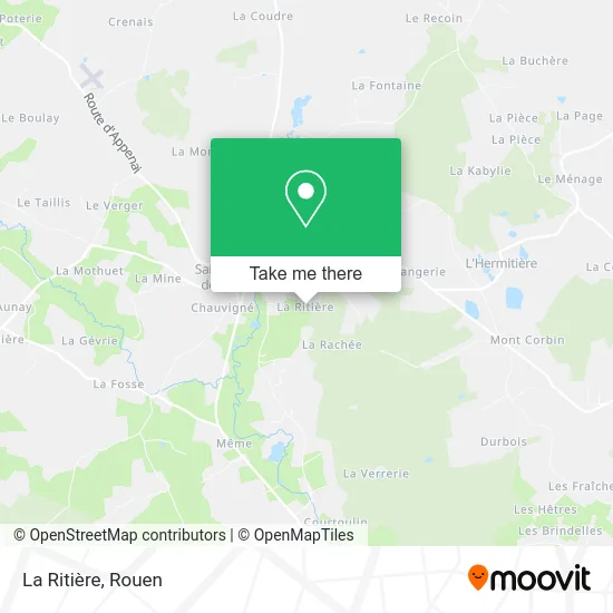 La Ritière map