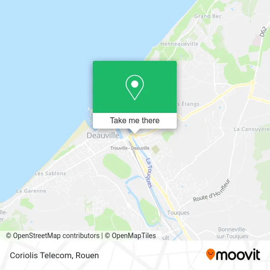 Coriolis Telecom map