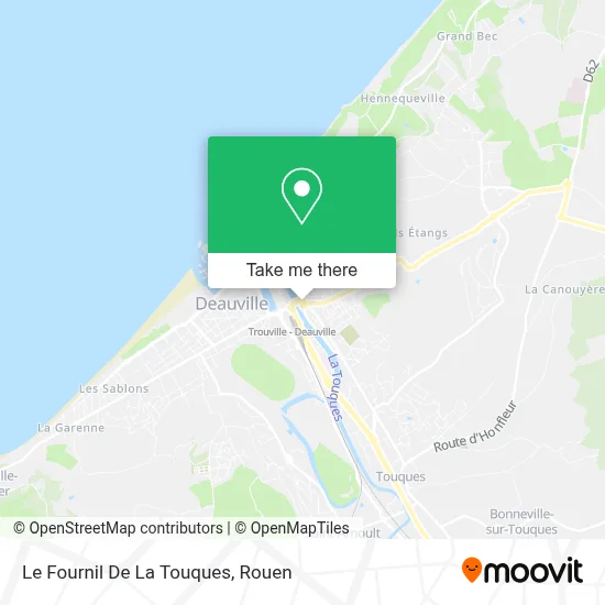 Le Fournil De La Touques map