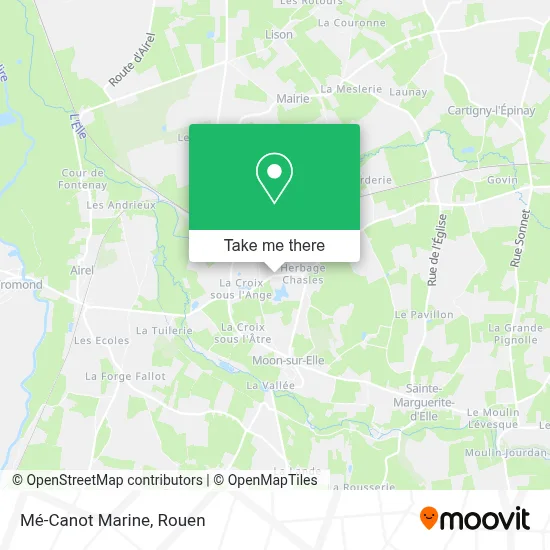 Mé-Canot Marine map