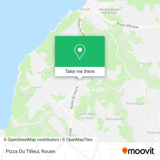 Pizza Du Tilleul map