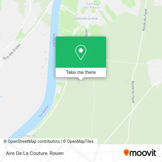 Aire De La Couture map