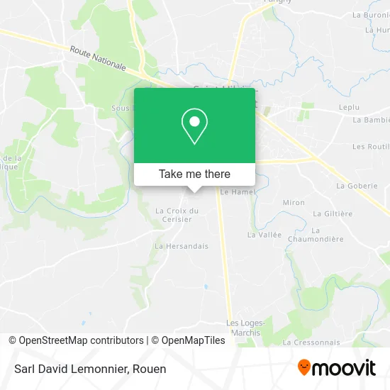 Sarl David Lemonnier map