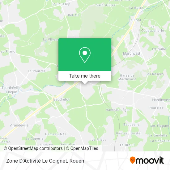 Zone D'Activité Le Coignet map
