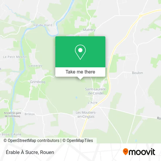 Érable À Sucre map