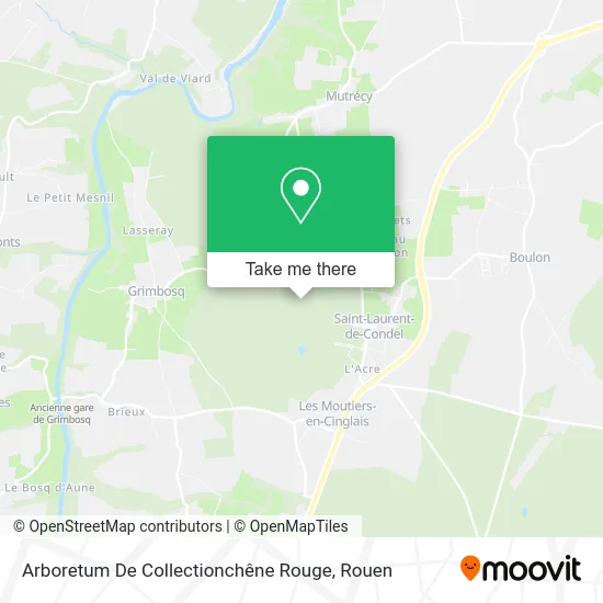 Arboretum De Collectionchêne Rouge map