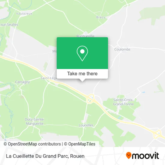 La Cueillette Du Grand Parc map