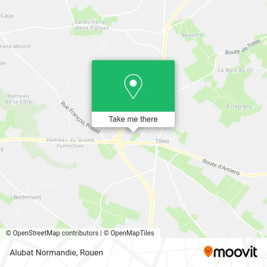 Alubat Normandie map