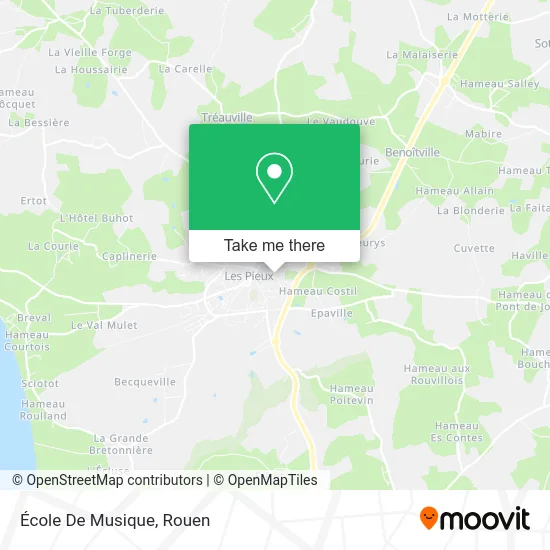 École De Musique map