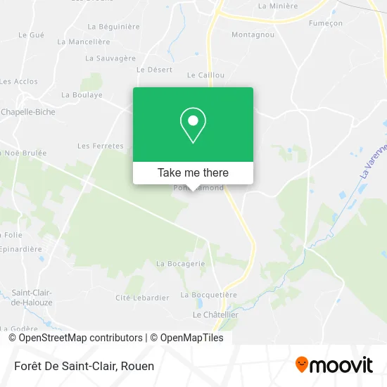 Forêt De Saint-Clair map