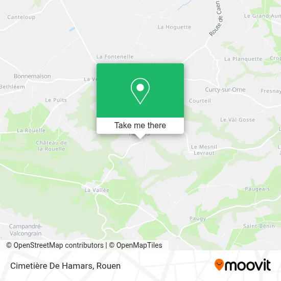 Cimetière De Hamars map