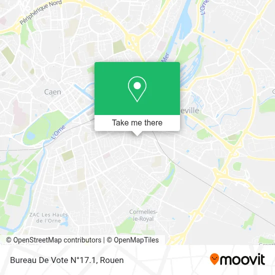 Bureau De Vote N°17.1 map